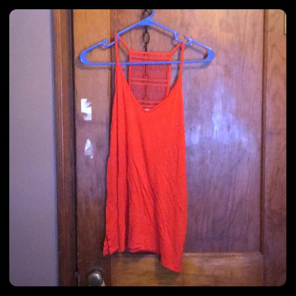 Orange tank top
